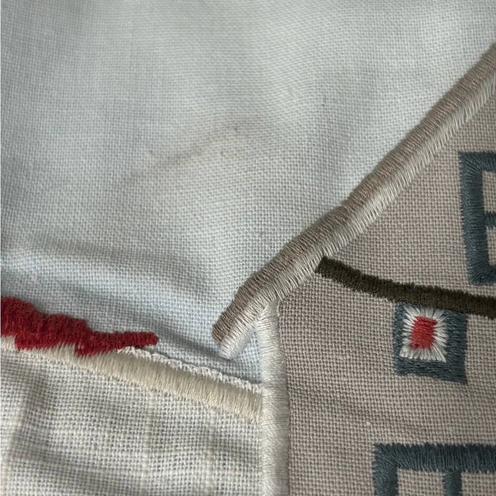 Lumbar Pillow Cover Case ONLY 13x23 Beach Houses Lighthouse Linen Cotton
